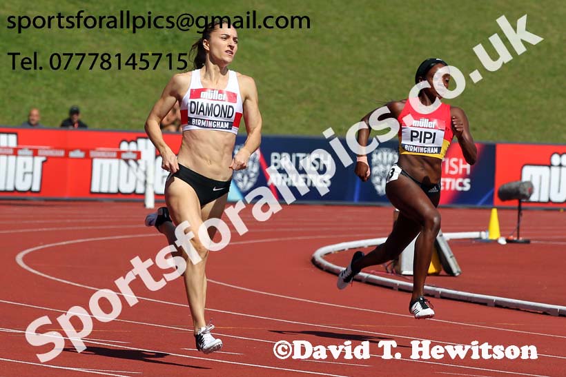 Womens 400 metres, 2019 Muller British Championships, Alexander Stadium, Birmingham. Photo: David T. Hewitson/Sports for All Pics